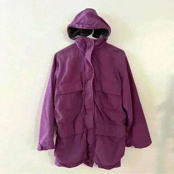 Vintage Woolrich Winter Coat Jacket‎ Women’s Sz Small Zip Parka Puffer 4 Pockets - Picture 1 of 11